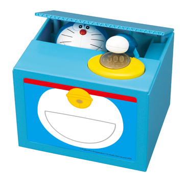 コインを置くとドラえもんが…ドラえもんバンク、遂に登場！