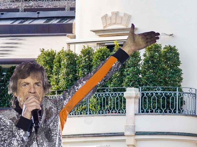 さすがセレブ！ミック・ジャガーがホテルのバルコニーに木を生やす