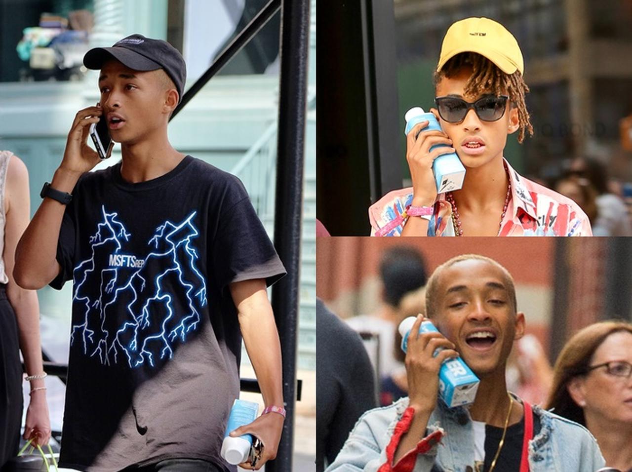 ジェイデン・スミス、お得意の珍ポーズ「紙パック電話」に隠された深イイ話