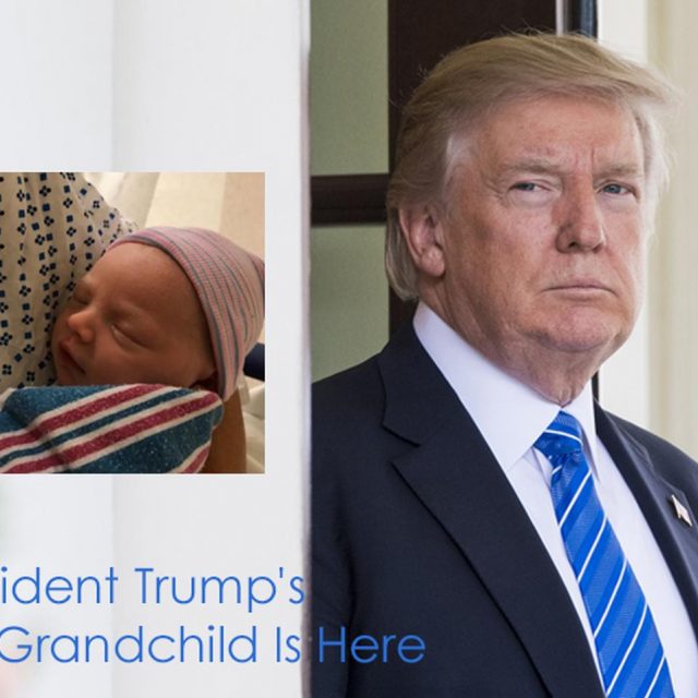 米ドナルド・トランプ大統領が9人の孫のおじいちゃんに