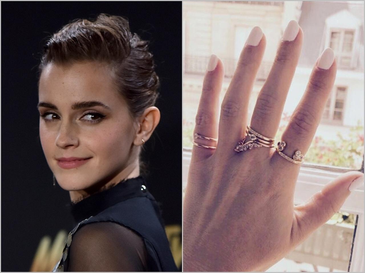 エマ・ワトソンなど人気女優たちが着けているピンキーリングには意味があった