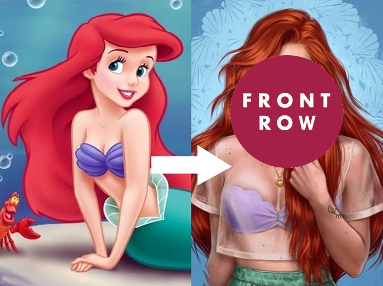 ディズニープリンセスたちが「現代人」だったらどんな姿に? イラストで再現