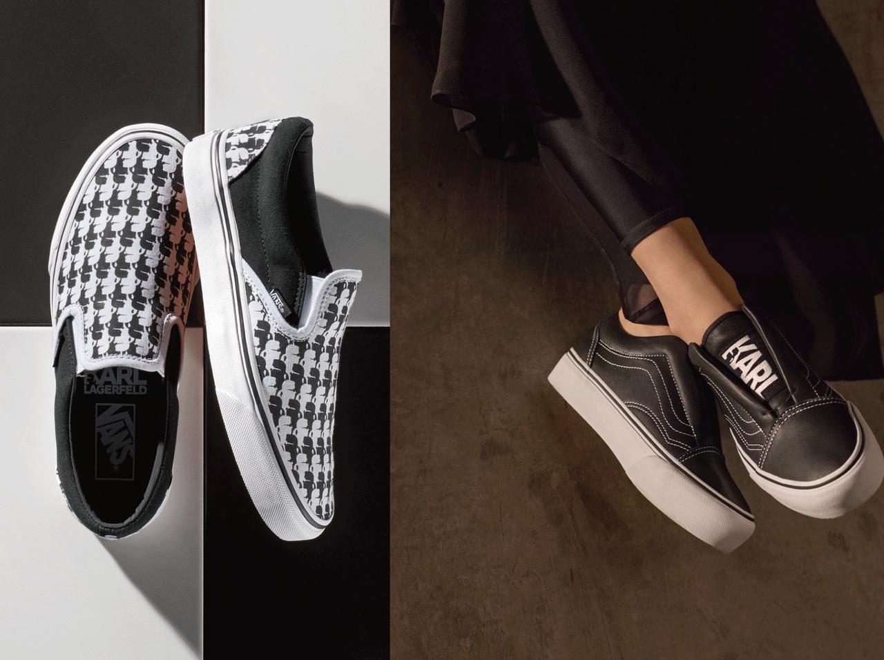 カール・ラガーフェルドが、VANS、スワロフスキー、フォッシルと限定コラボ