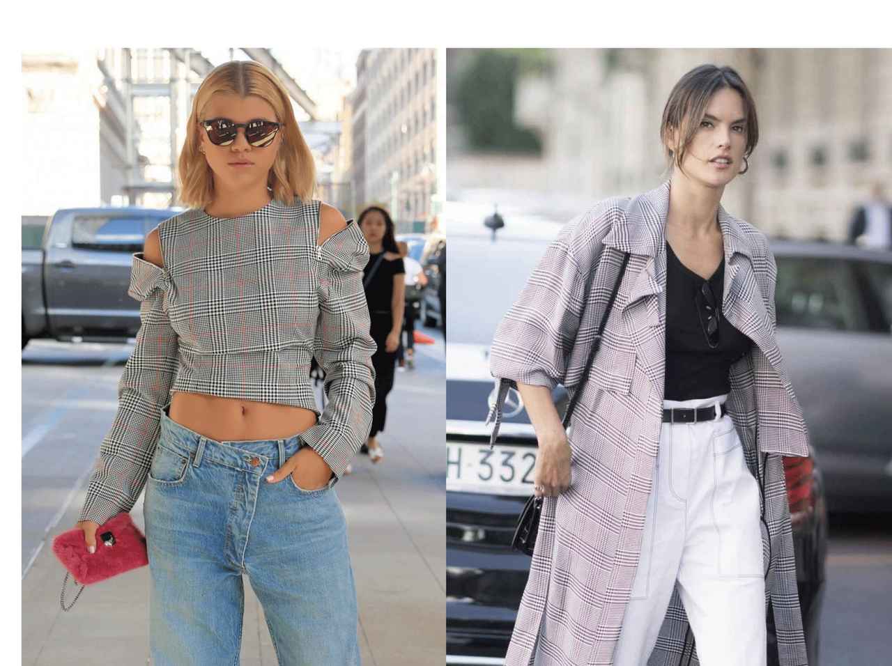 今季セレブの間で大流行なのは“グレンチェック”!