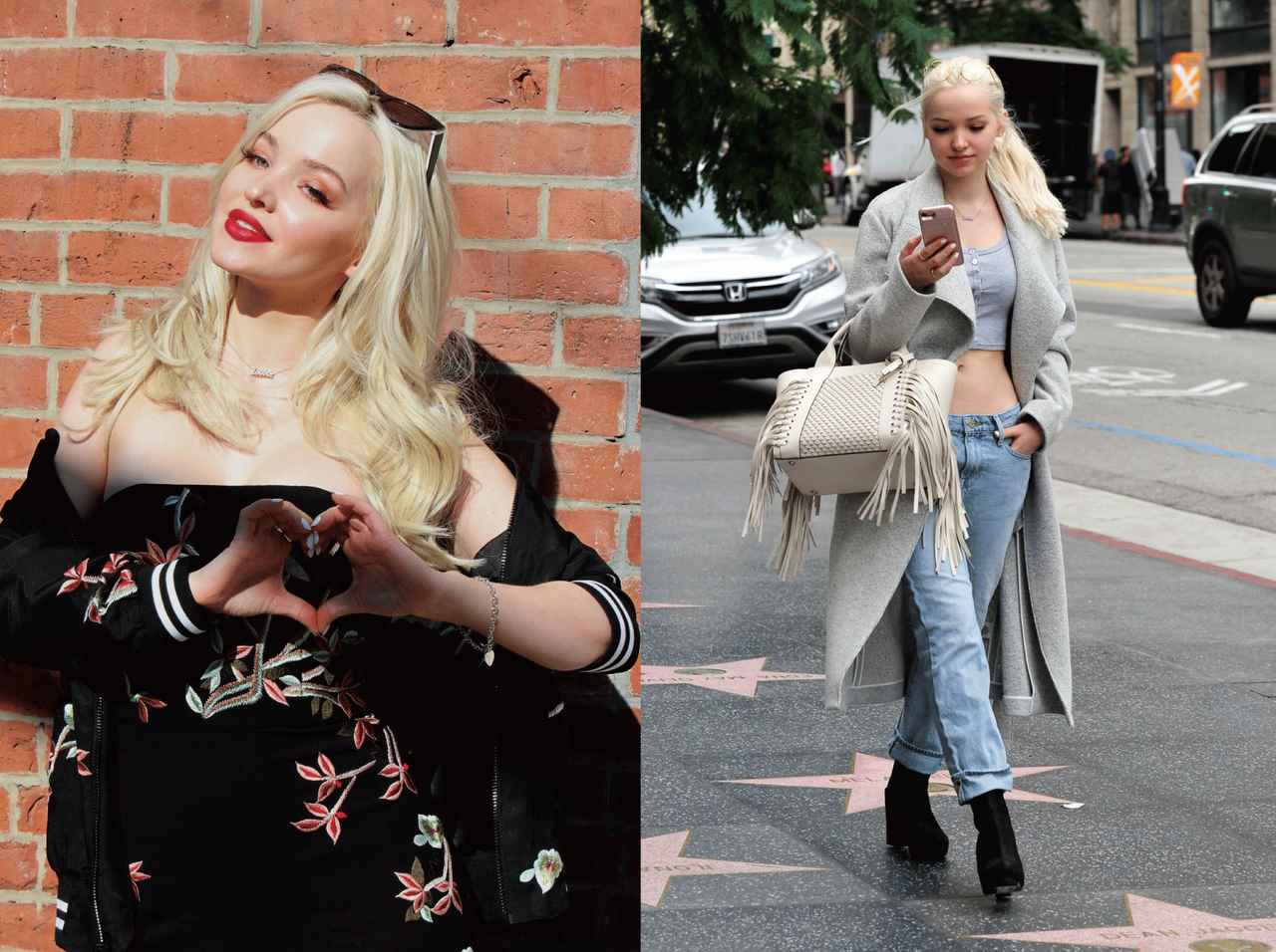 身長157cmの美少女ダヴ・キャメロン、低身長に見せないスタイルアップコーデ術!