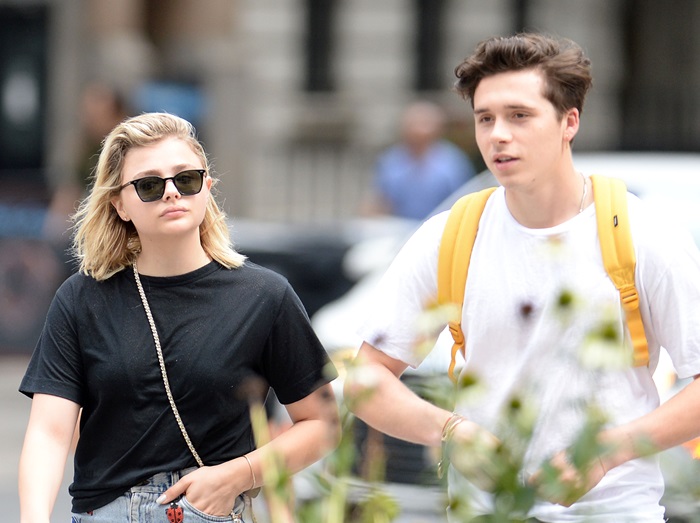 ベッカム家長男&女優クロエ・モレッツ、復縁か?お出かけ姿をキャッチ