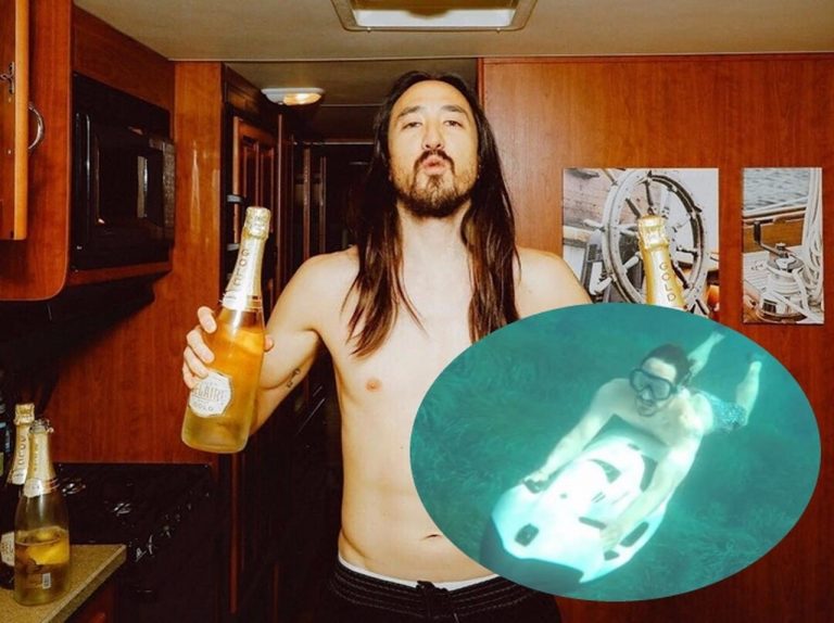 年収26億円スティーヴ・アオキ、300万円のアレを使いマーメイドのように海中を爆走