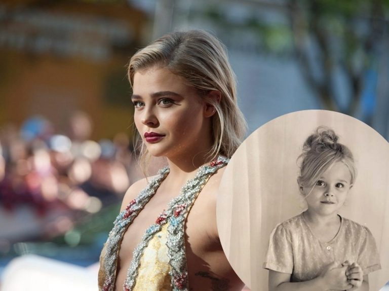 これぞ天使！20歳の人気女優クロエ・モレッツが幼少期の写真を公開