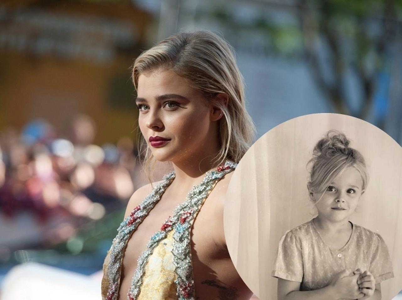 これぞ天使!20歳の人気女優クロエ・モレッツが幼少期の写真を公開
