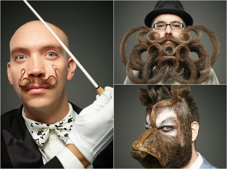 完全にアートの域!「世界ヒゲ選手権」に出場した精鋭たちの作品をご覧ください