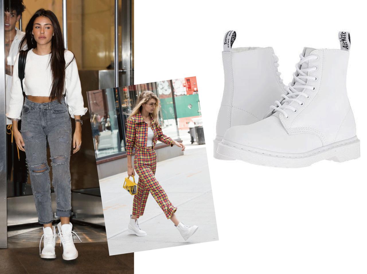 今、おしゃれセレブの足元は“ホワイト・マーチン”！