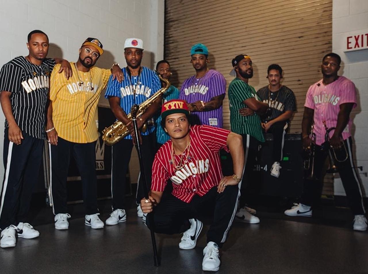 ブルーノ・マーズのコンサートに続々とセレブたちが来場