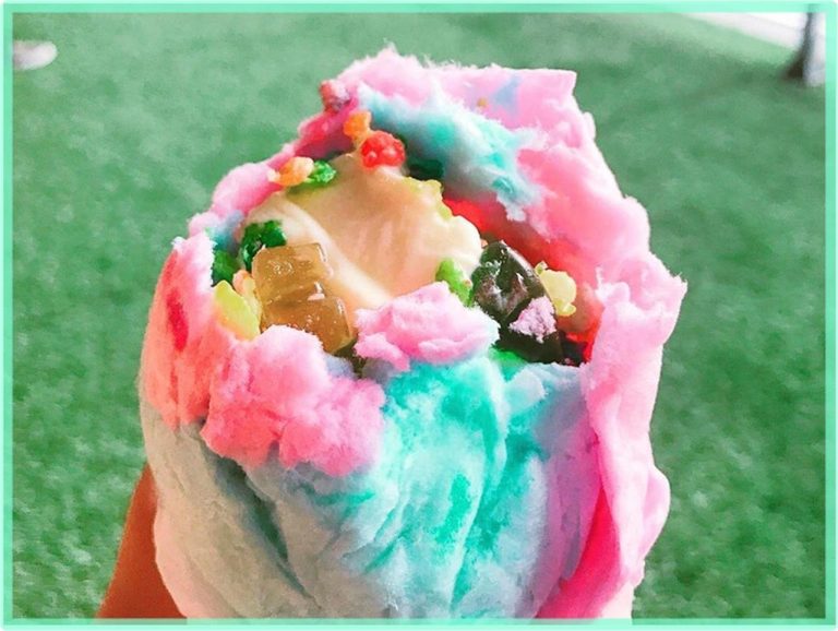 綿菓子×アイス、インスタ映え確実な夢可愛いスイーツが登場