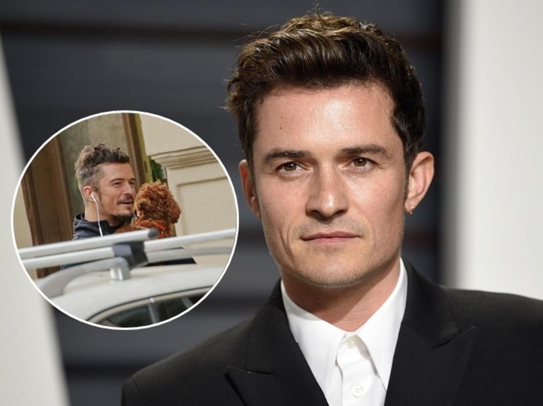 オーランド・ブルーム&愛犬のツーショットがキュン死レベルの可愛さ