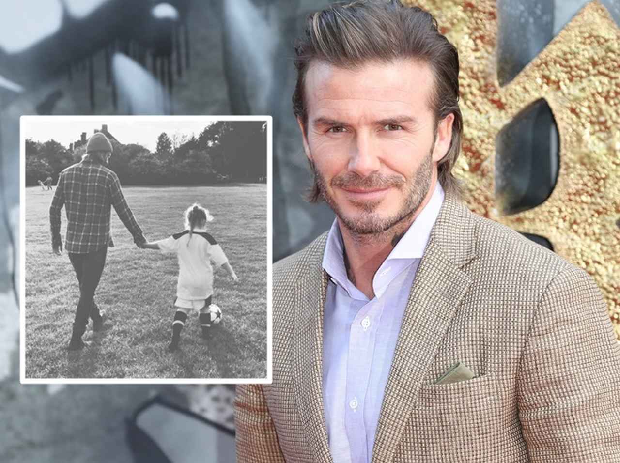 デヴィッド・ベッカムが愛娘ハーパーちゃんにサッカーを教える様子に胸キュン