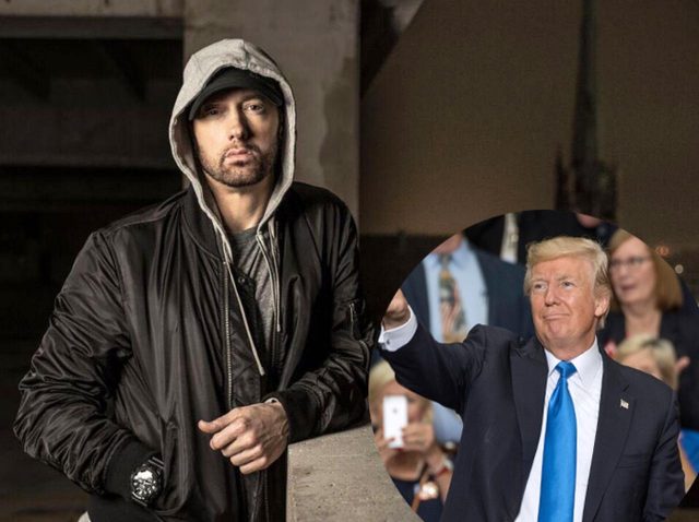 エミネム、トランプ支持のキッド・ロックと共演でファンから批判