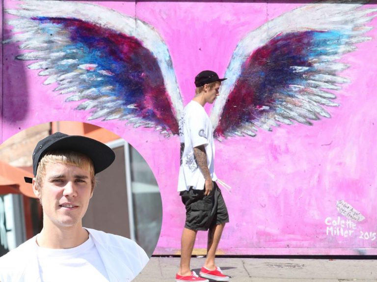 「インスタの聖地」を通過するジャスティン・ビーバーの神がかり的な1枚を激写！