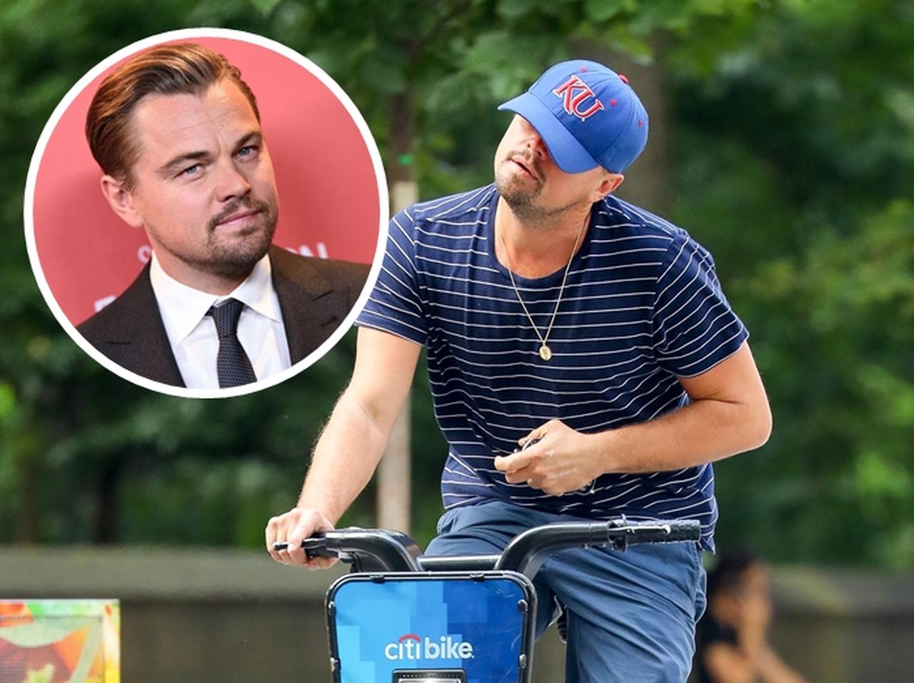 絶妙な角度で顔を隠すレオナルド・ディカプリオにあっぱれ