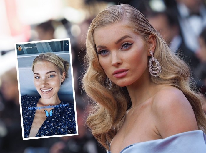 美しきVSモデルのエルザ・ホスクがすっぴん写真を公開!変わらぬ美にため息