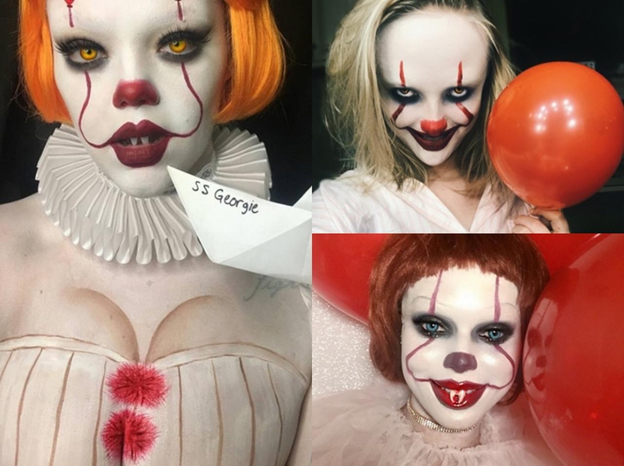 映画『IT』のピエロメイクがハロウィンメイクの大本命に急浮上!