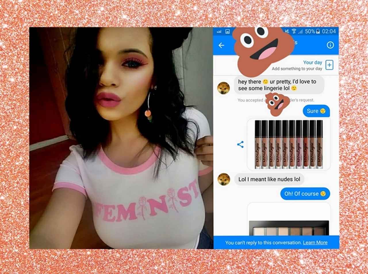 男性から「裸の写真を送って」と言われた女子大生の返信に拍手喝采