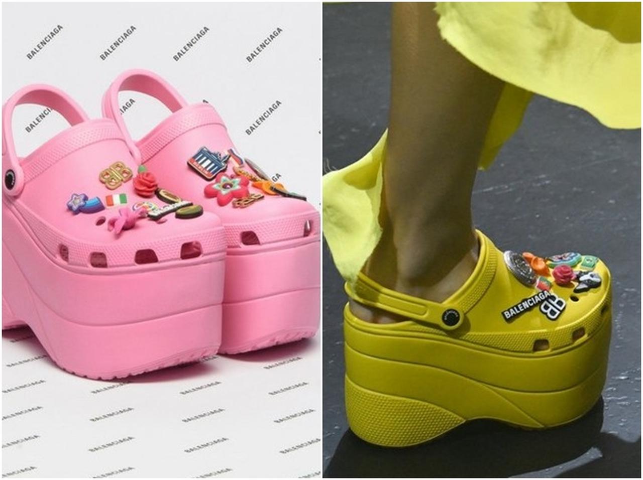 やっぱりバレンシアガ！まさかの、厚底クロックスを披露