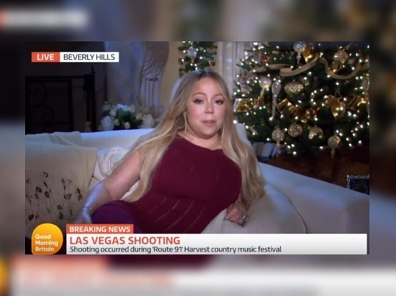 マライア・キャリー、米ラスベガス銃乱射事件に言及するも「女王様ポーズ」に批判