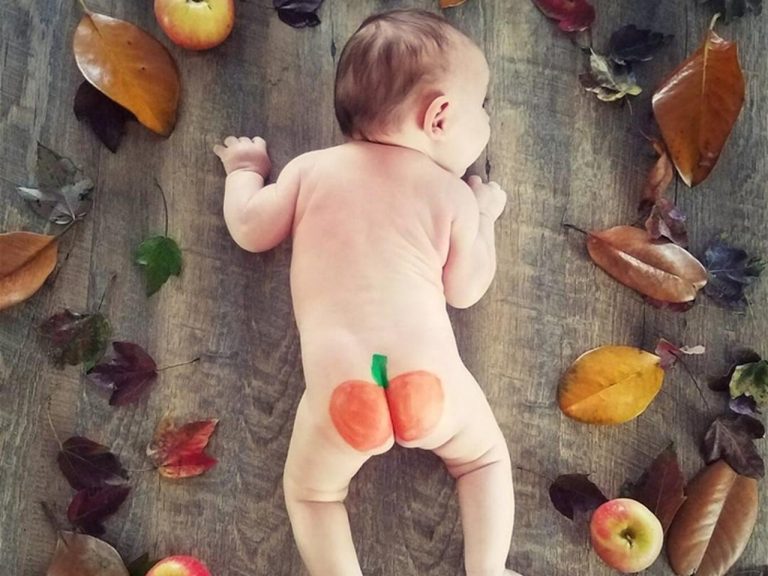 ハロウィン間近!インスタで「パンプキンお尻」を披露する子供が可愛すぎる