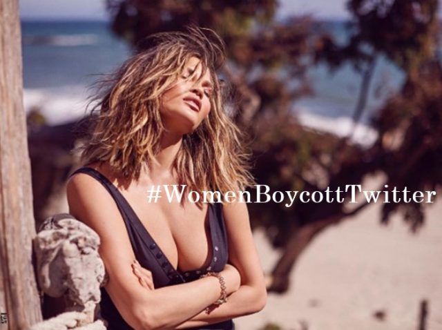 トレンドハッシュタグ「#WomenBoycottTwitter」に賛同したモデルに「ビッチ消えろ」