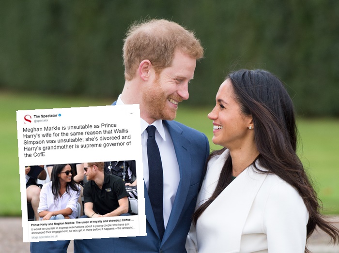 ヘンリー王子と婚約したバツ1女優メーガン・マークルに英紙「妻にはふさわしくない」