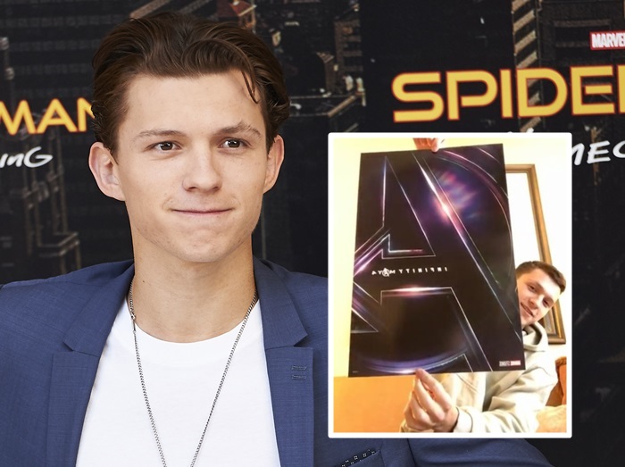 『スパイダーマン』俳優トム・ホランド、『アベンジャーズ3』のポスターをうっかり公開!?