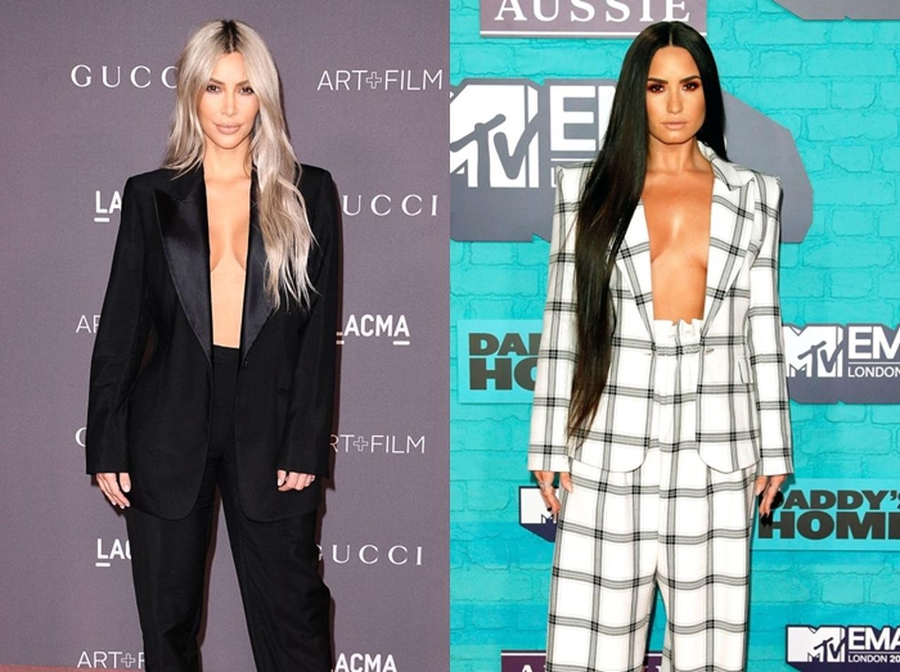 人気セレブが着る「裸タキシード」に女性の強さを感じる