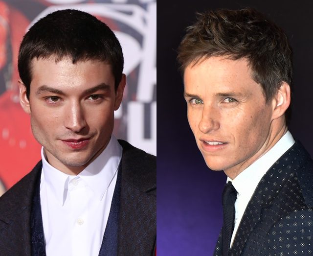 エディー・レッドメインとエズラ・ミラーがイベントで抱き合う