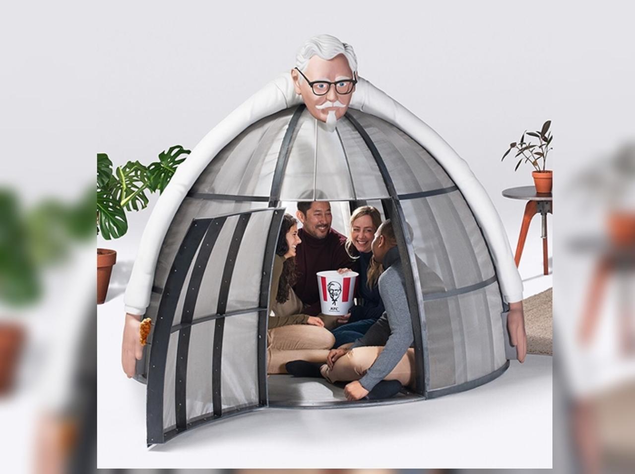 KFCカーネル・サンダースが誘惑から守ってくれる!が、本末転倒?