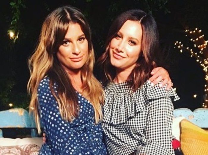 リア・ミシェルとアシュレイ・ティスデイル、金曜の夜は日本式スパで女子会