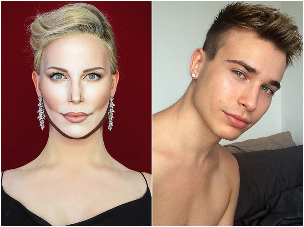 ドラァグクイーンが圧巻のメイクテクニックで続々と有名セレブたちに大変身