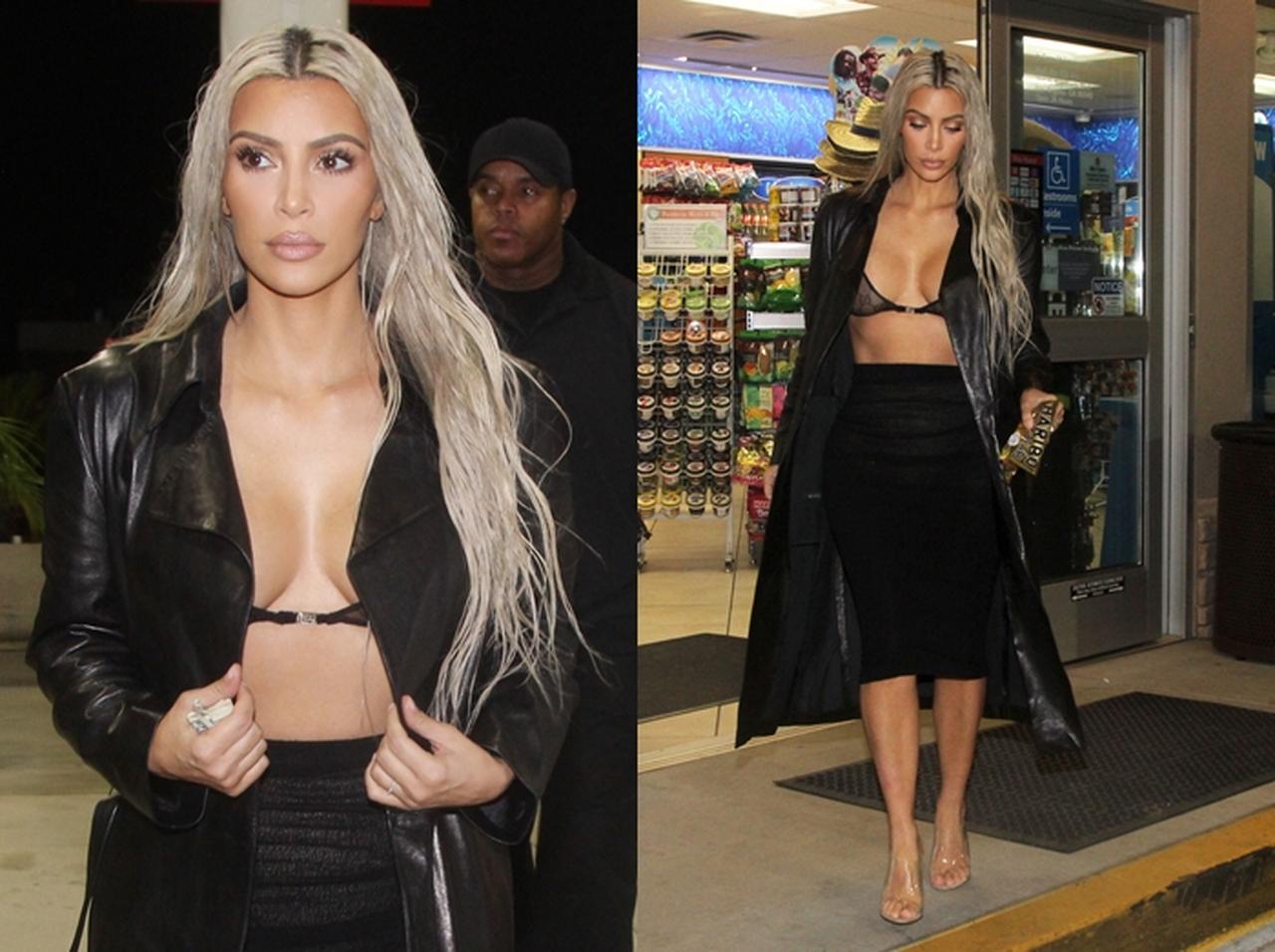 年収50億超えセレブがブラ見せルックでコンビニへ！買ったものに親近感