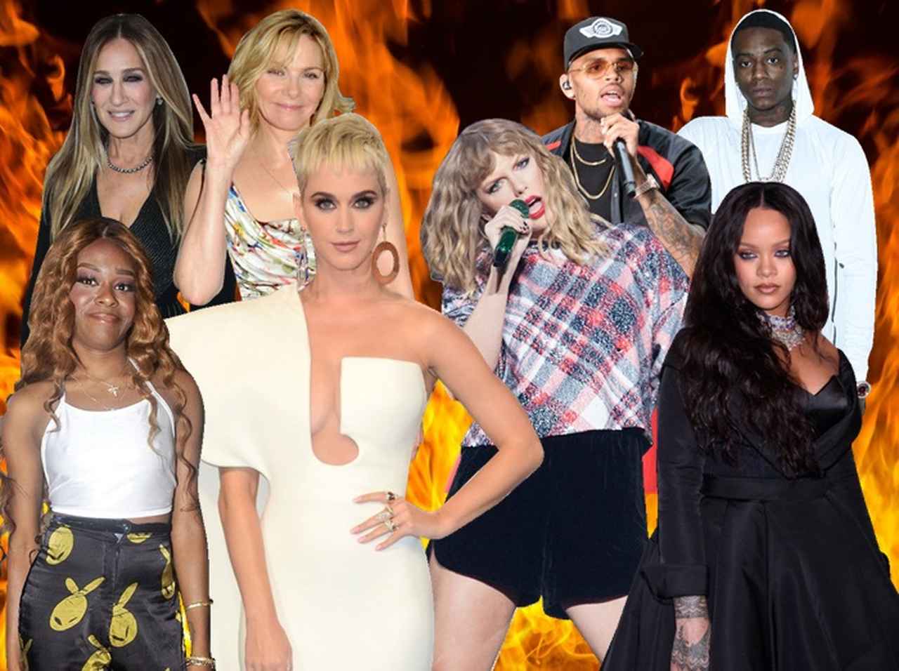 2017年に話題になったセレブの激しいバトル9選