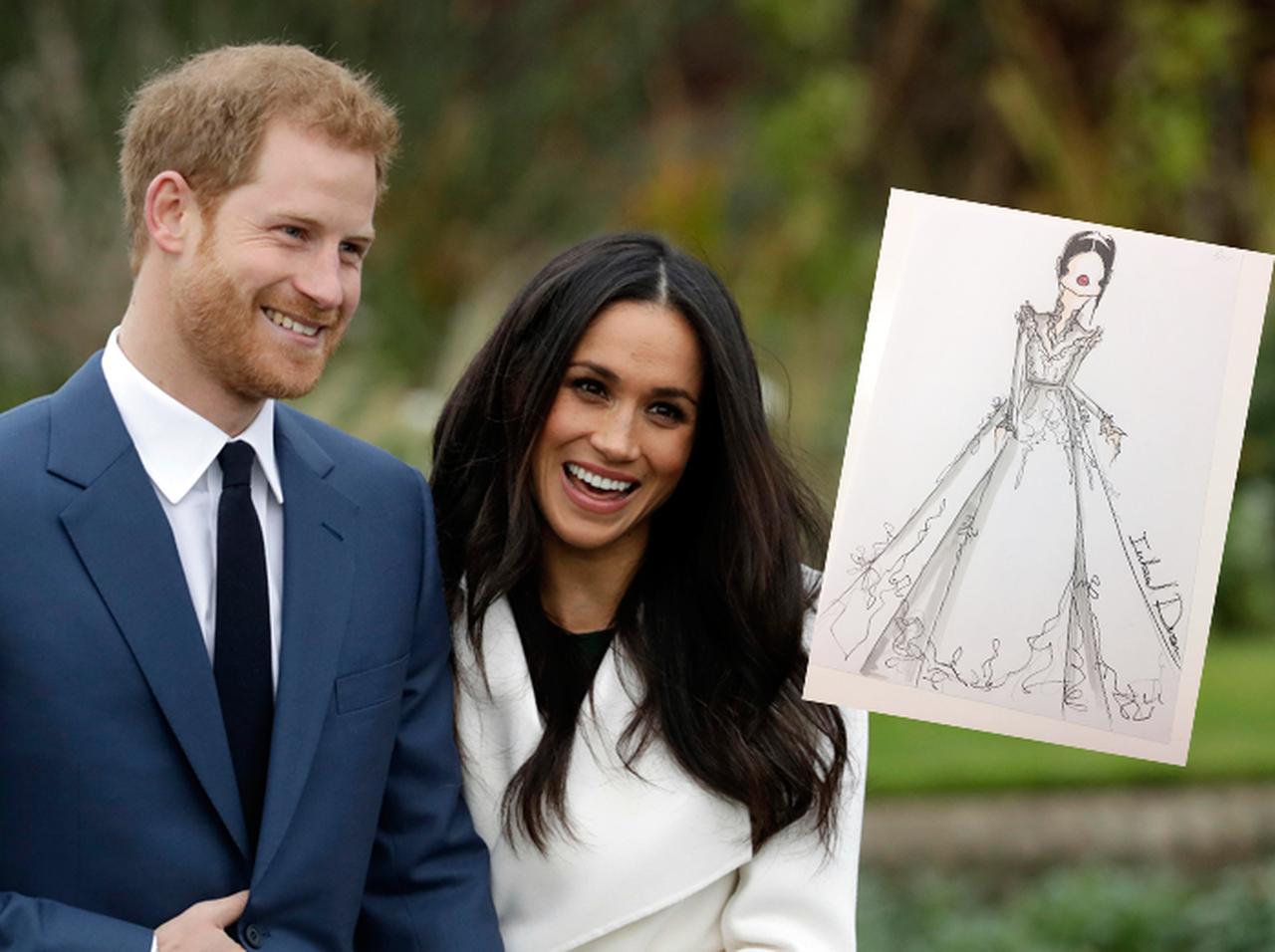 ヘンリー王子の婚約者メーガンが着るウェディングドレスはコレ?候補画が公開