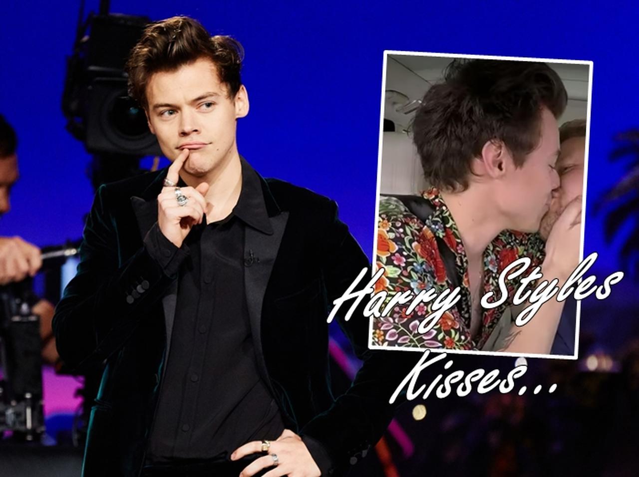 ハリー・スタイルズがジェームズ・コーデンと「車中キス」