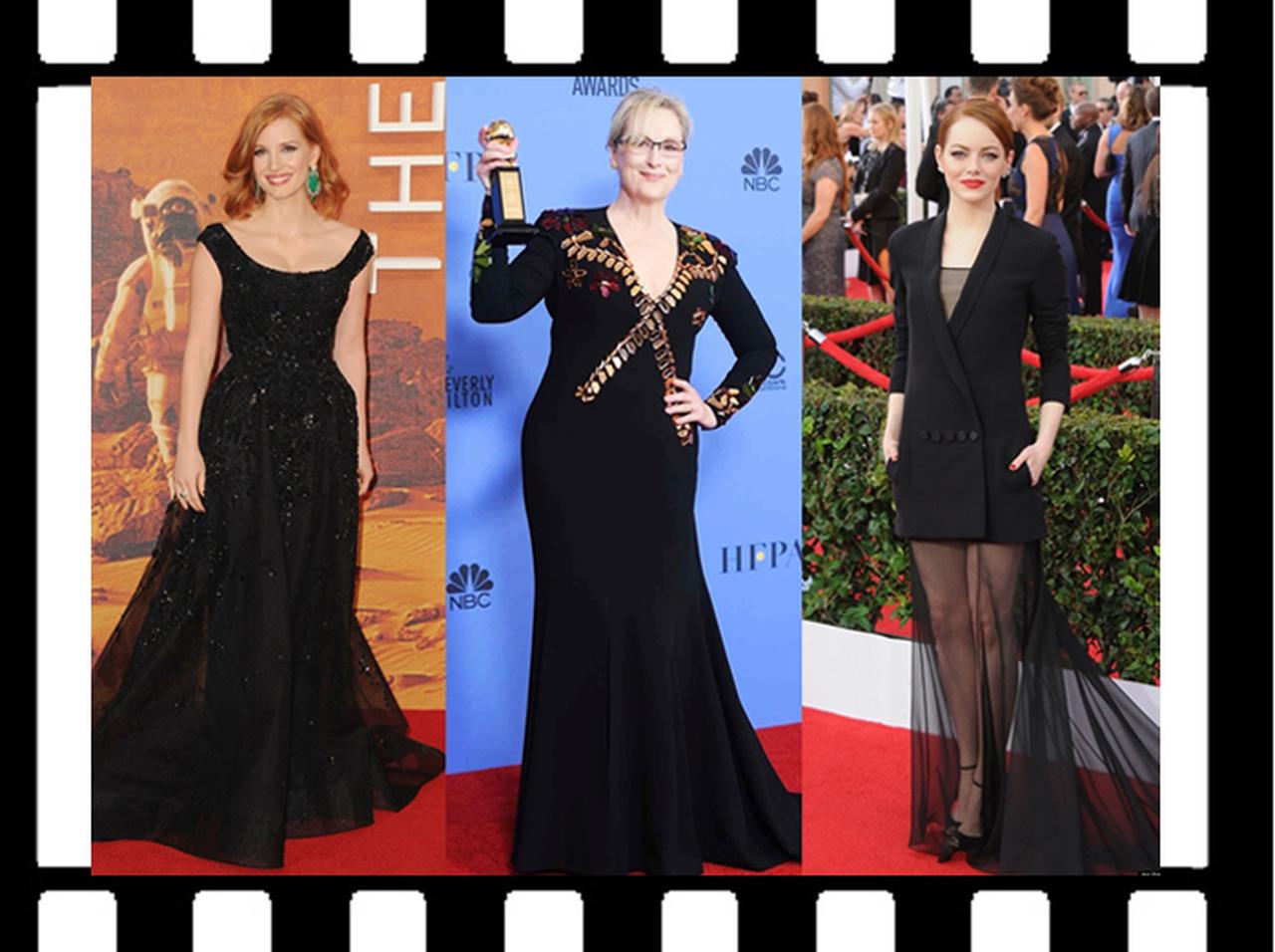 黒ドレス着用は「偽善的」？アワードでのセクハラ抗議をめぐり女優たちが論争