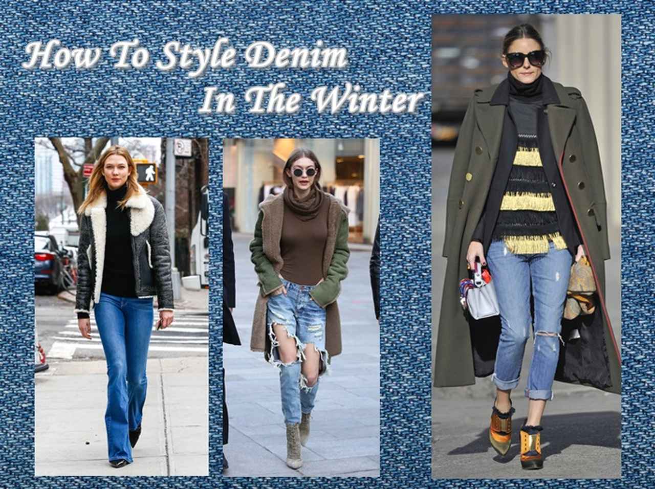 海外セレブはこう着こなす！真冬に履くデニムの最旬コーディネート集