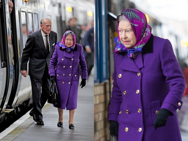 激写！英エリザベス女王、一般人と同じ公共交通機関で年末休暇先へ