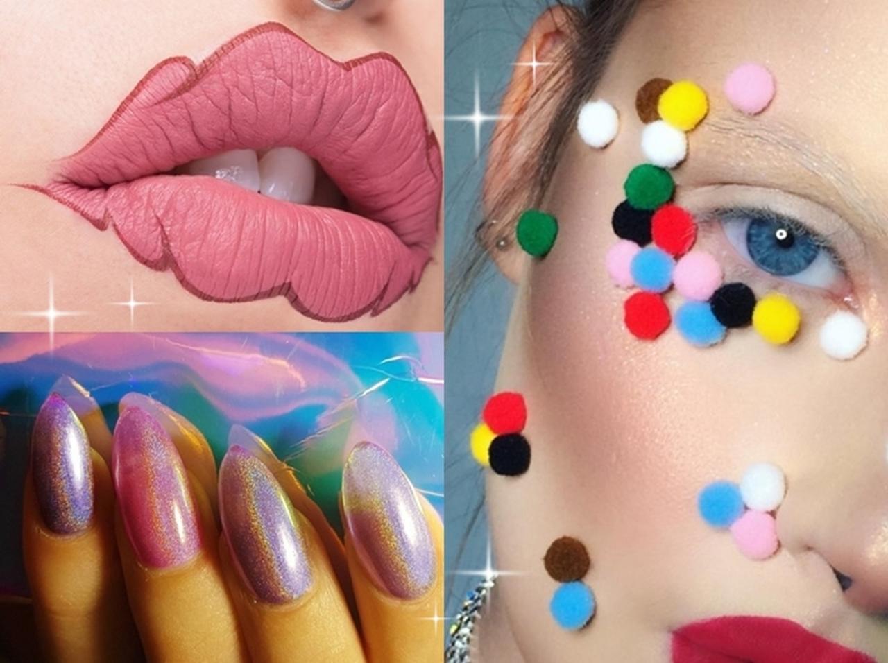 クネクネ眉にポンポンメイク!? 2017年に流行った個性派メイクが何度見てもスゴイ