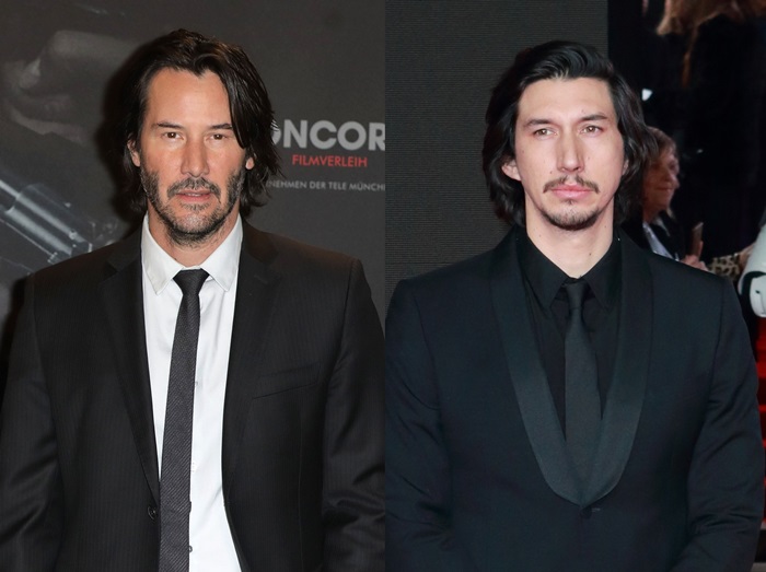 アダム・ドライバーとキアヌ・リーブス、顔交換した結果に目を疑う