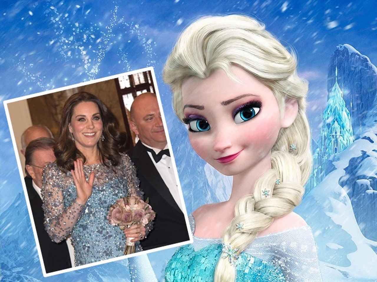 キャサリン妃の最新ドレススタイルが「現代版エルサ」だと絶賛