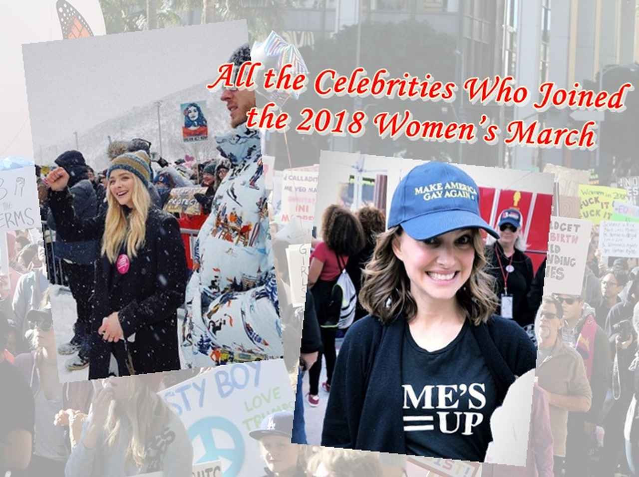 大物女優から人気シンガーまで!「ウィメンズ・マーチ」に参加したセレブは誰?