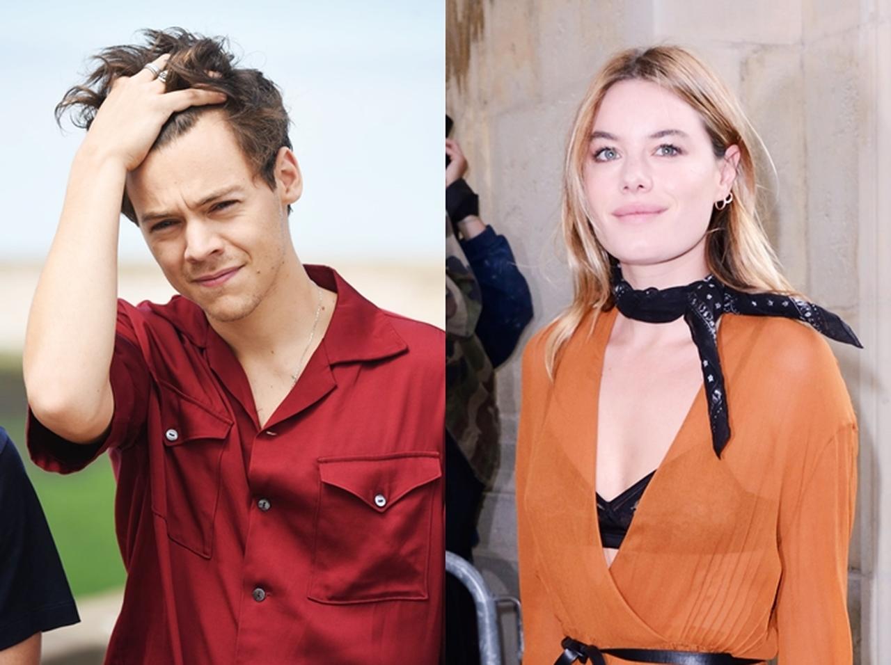 1Dハリー・スタイルズ、「お父さん風ファッション」で5歳年上モデルと日曜デート