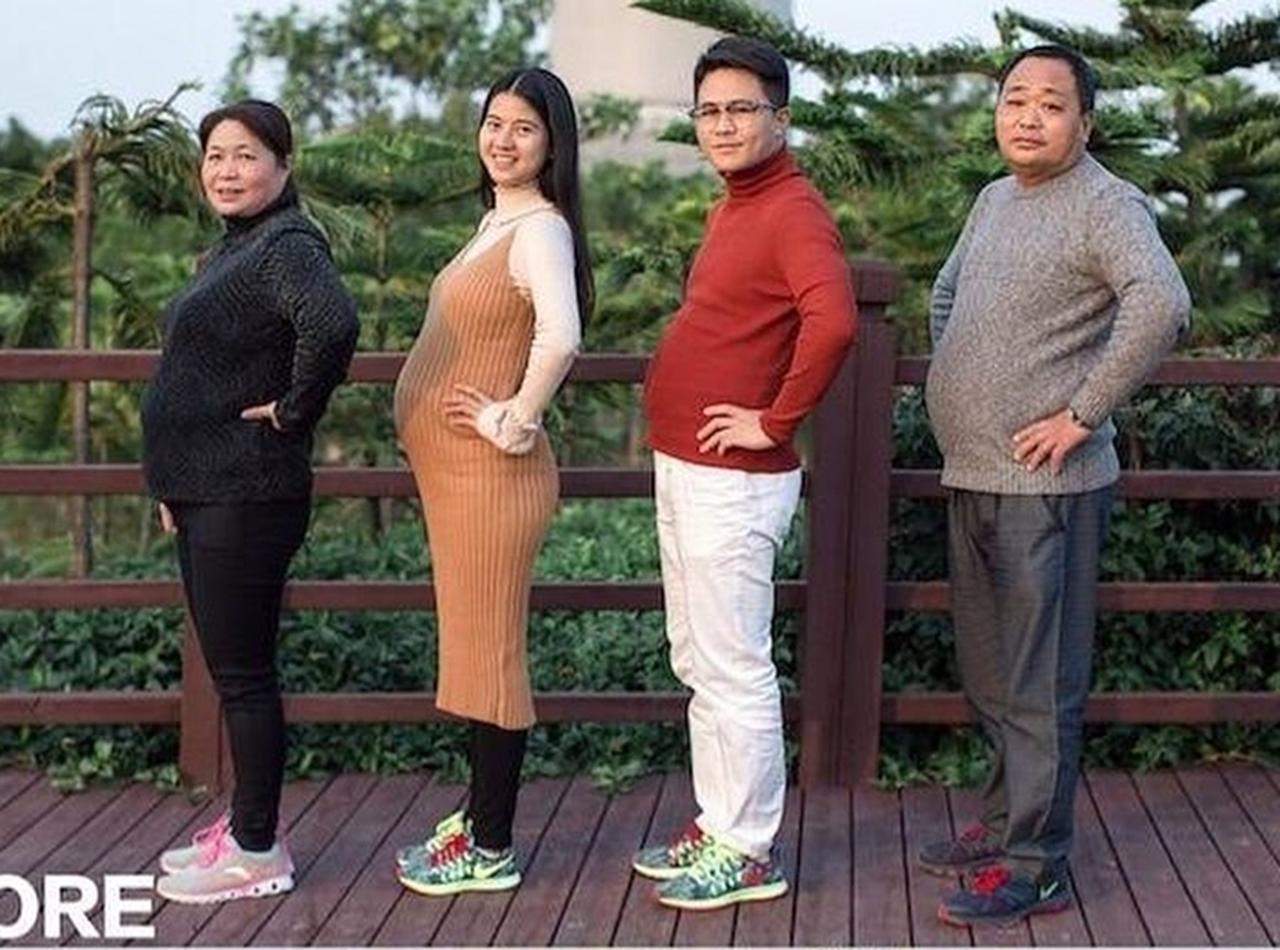 ある一家が6ヵ月本気でダイエットをしたらこうなった