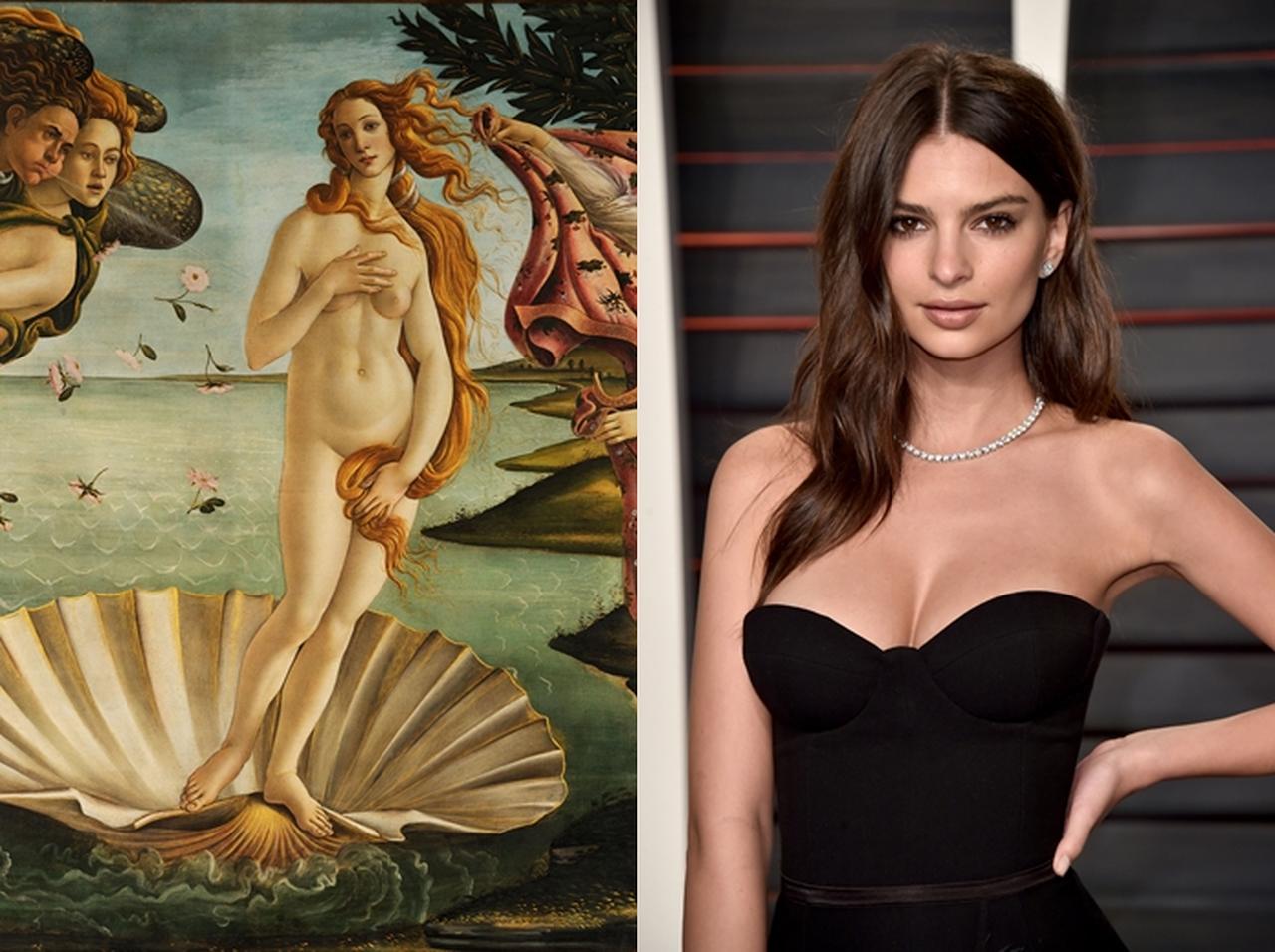 名画『ヴィーナスの誕生』を神ボディモデルが再現するとこうなる